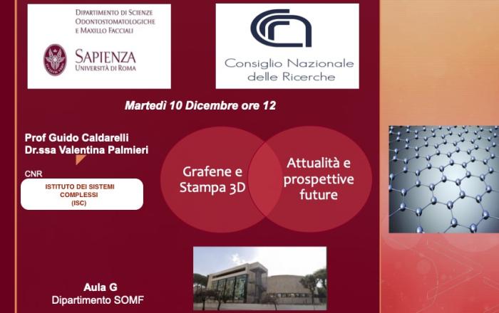  SISTEMI COMPLESSI, GRAFENE E 3D IN ODONTOIATRIA